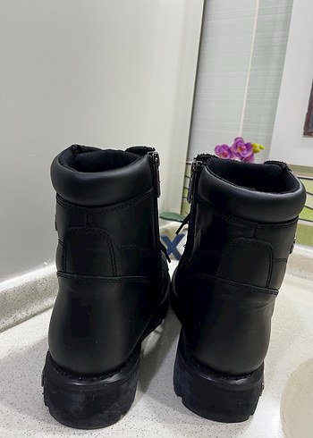 Harley davıdson Siyah Erkek Deri Biker Botlar - Görsel 3