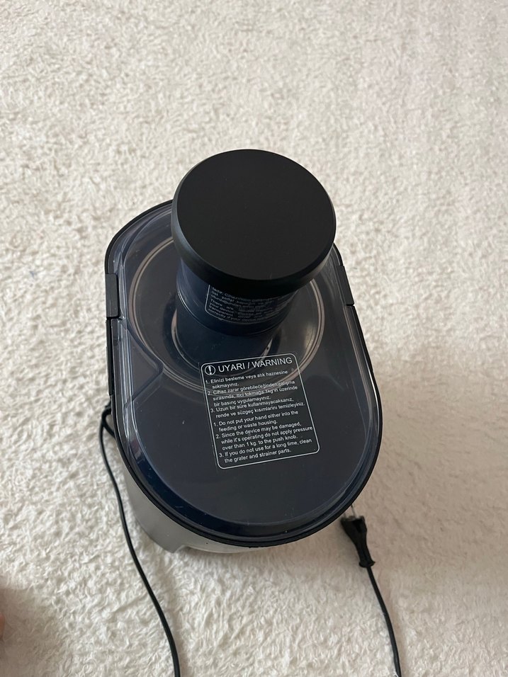 Siyah Elektrikli Meyve Sıkacağı - Görsel 4