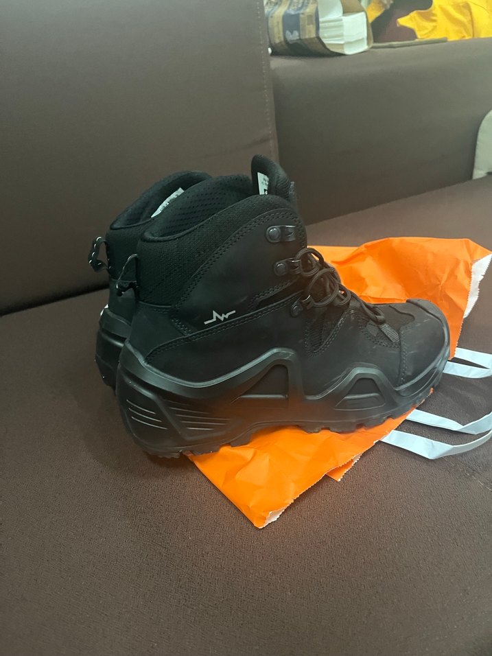 Siyah Bağcıklı Erkek/Kadın Biker Bot - Görsel 2