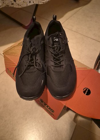 Siyah Erkek Outdoor Spor Ayakkabı Velcro - Görsel 2