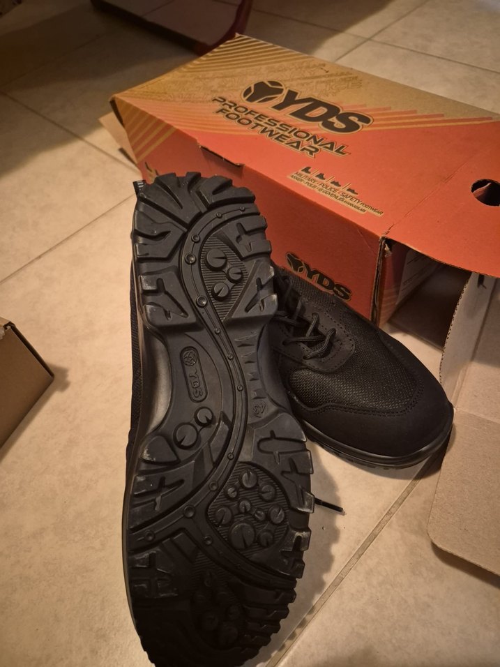 Siyah Erkek Outdoor Spor Ayakkabı Velcro - Görsel 4