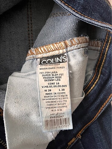 28 Beden Colins kot