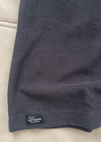 Zara Erkek Siyah Kısa Kollu Sweatshirt