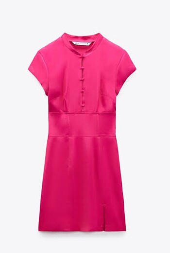 Zara Zara Fulya saten elbise