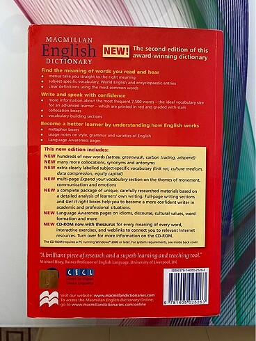  Macmillan English English Dictionary