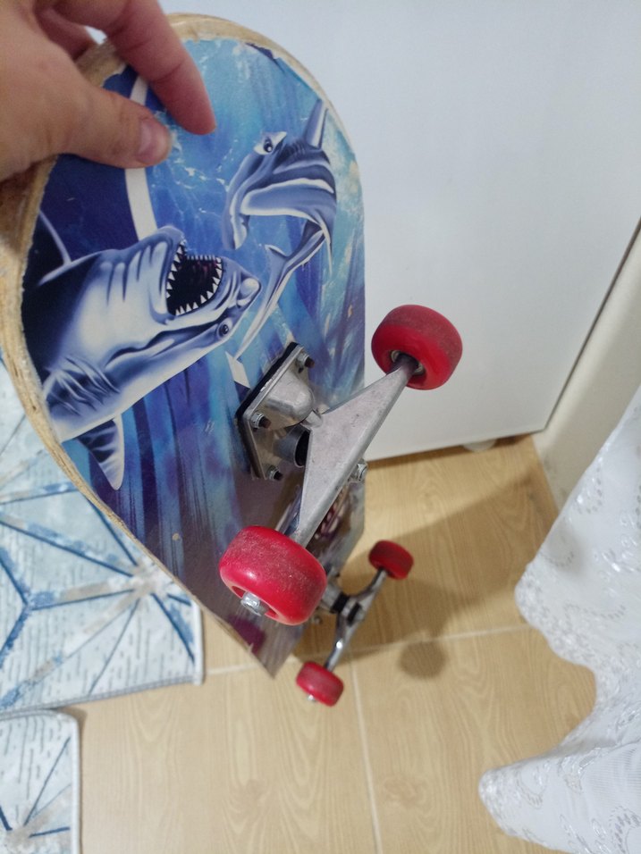 Karanlık Mavi büyük boy Kaykay - Görsel 3