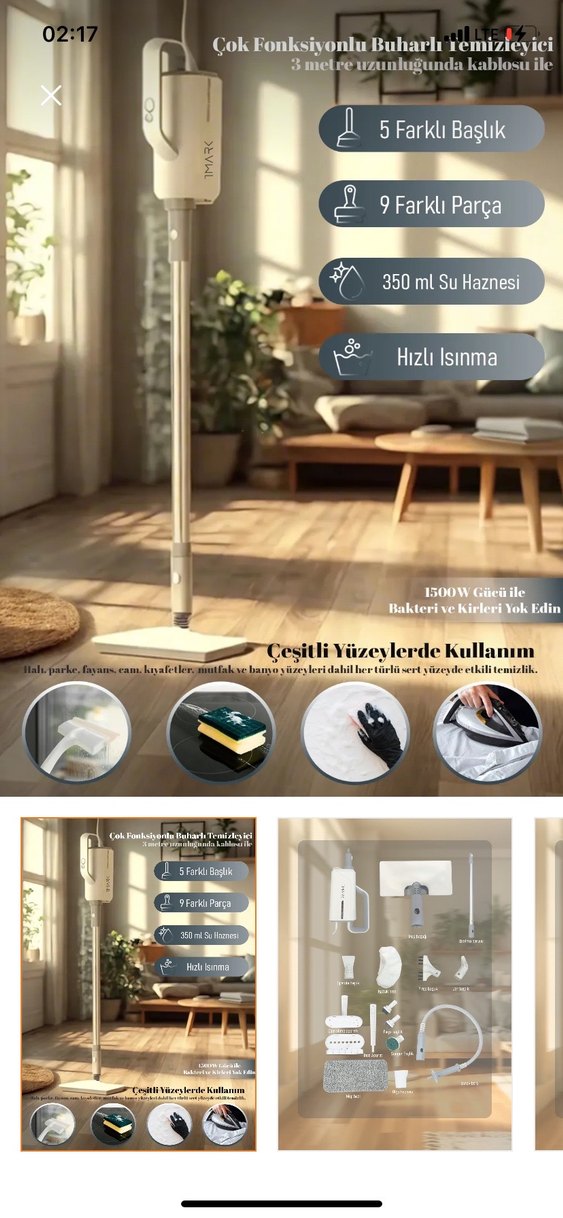 Buharlı temizlik makinesi - Görsel 3