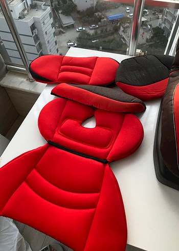 KRAFT Renkli Kırmızı Çocuk Oto Koltuğu - Görsel 3