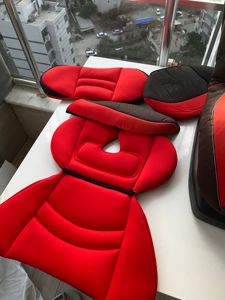 KRAFT Renkli Kırmızı Çocuk Oto Koltuğu - Görsel 3