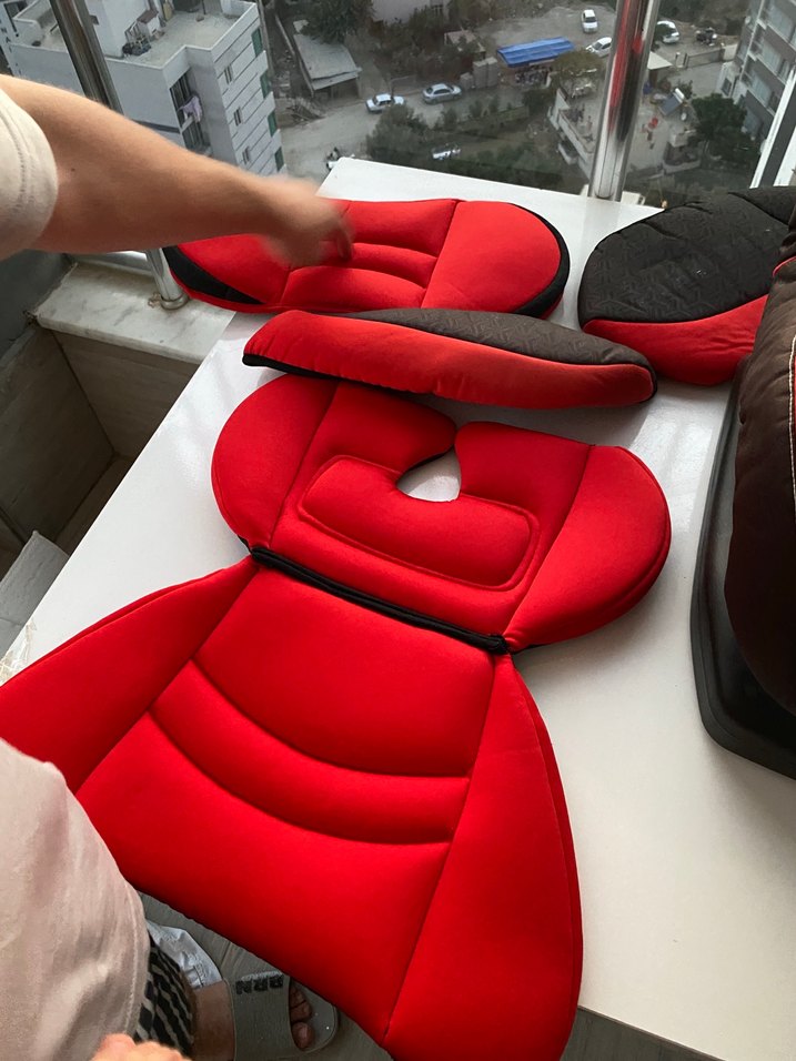 KRAFT Renkli Kırmızı Çocuk Oto Koltuğu - Görsel 2