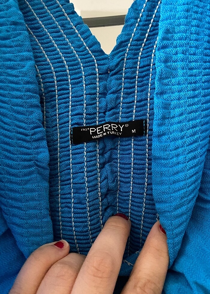 Önü fırfırlı elbise - Görsel 3