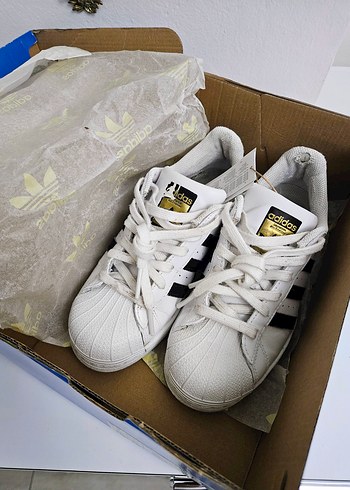Adidas ORJINAL ADIDAS SUPERSTAR 37.5 NUMARA.