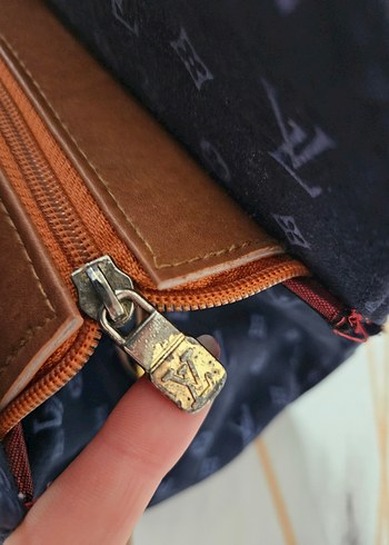  Beden mavi Renk Mavi Denim Louis Vuitton Vintage Kadın Çantası