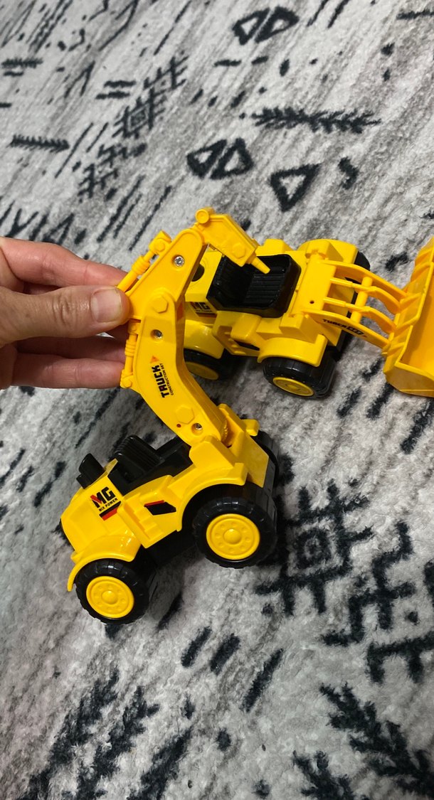 Sarı Oyuncak İş Makineleri Seti - Görsel 2