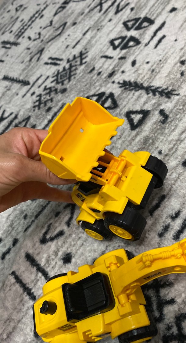 Sarı Oyuncak İş Makineleri Seti - Görsel 3