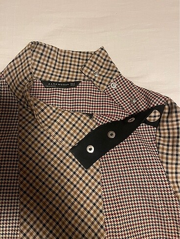 xs Beden kahverengi Renk Zara bluz pantolon takım