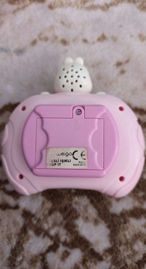 Pembe Pastel Pop It Eğitim Oyuncağı - Görsel 2