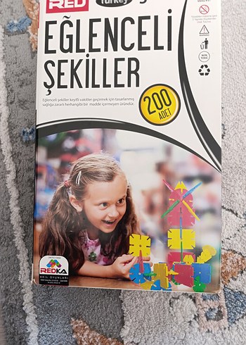 Eğlenceli Şekiller Eğitici Oyuncak - 200 Parça - Görsel 2