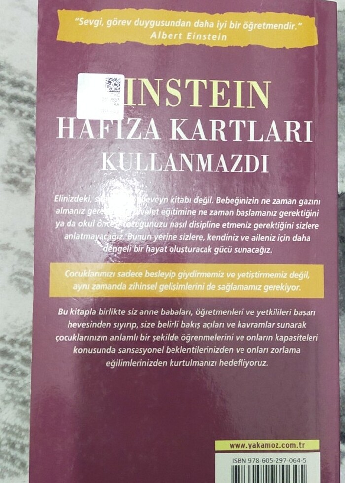 Einstein hafıza kartları kullanmadı ebeveyn kitabi - Görsel 2