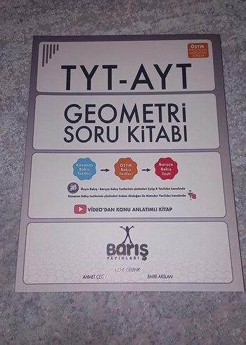 TYT-AYT Geometri Soru Kitabı Barış Yayınları