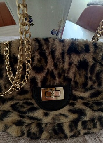 Yeni leopar çanta 
