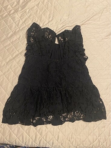 Zara Kız bebek dantelli elbise