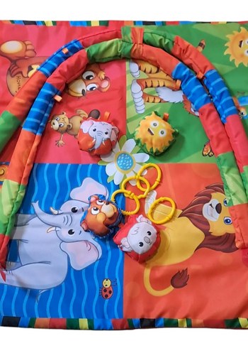  Renkli Bebek Oyun Halısı