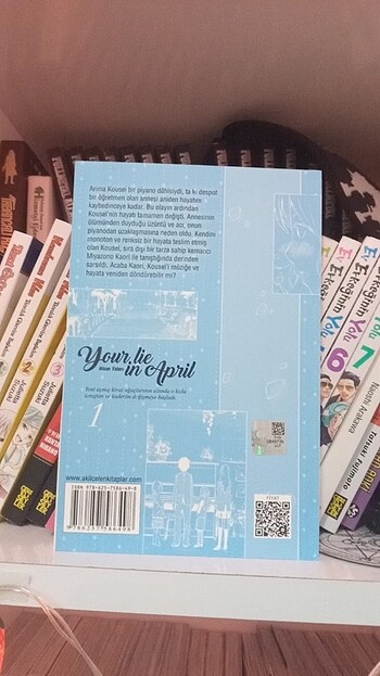 Beden Your lie in April Cilt 1 (Nisan Yalanı)