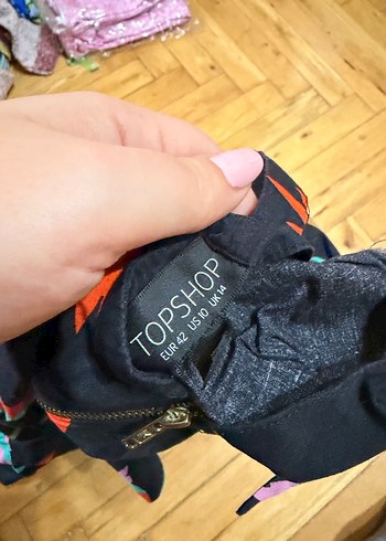 Çok Renkli Baskılı Kısa Tulum - Görsel 4