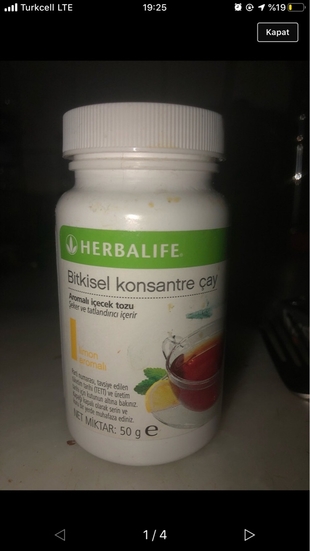 Herbalife çay ve çikolatalı shake