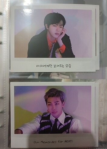 Bts jin namjoon postcard satis 