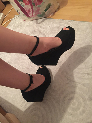 38 Beden siyah Renk #dolgutopuk #topukluayakkabı #süetayakkabı #deriayakkabı #zara #