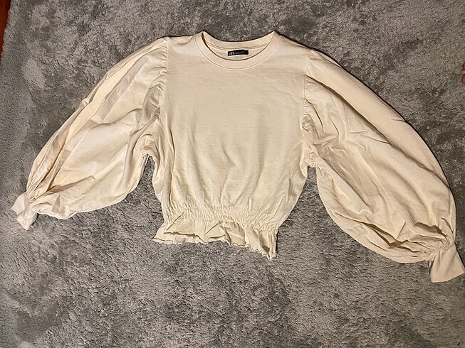 Zara balon kollu sweat
