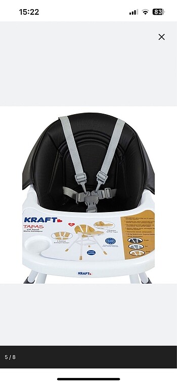 Kraft Tapas Mama Sandalyesi
