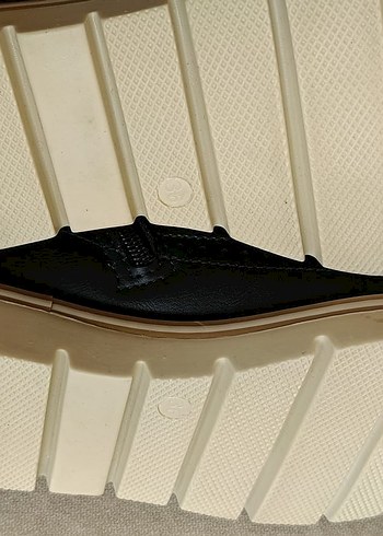 36 numara hiç kullanılmadı parlak Siyah Sokak Tarzı kız Bağcık - Görsel 7