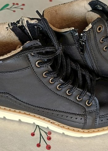 36 numara hiç kullanılmadı parlak Siyah Sokak Tarzı kız Bağcık - Görsel 8