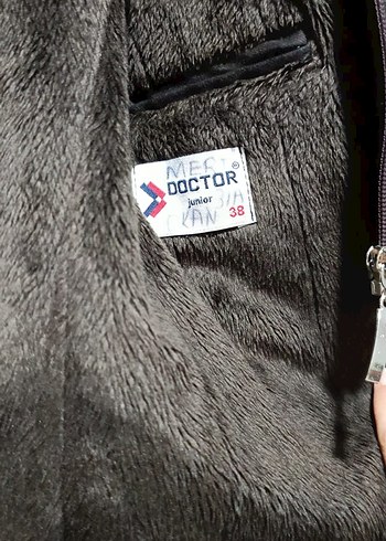 #Doctorjunior# Düğmeli beden 10 yaş Erkek Çocuk Kahverengi Kaban - Görsel 9