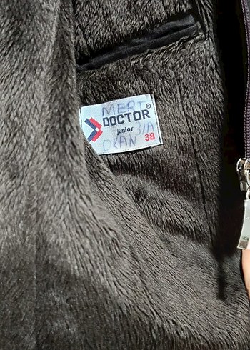 #Doctorjunior# Düğmeli beden 10 yaş Erkek Çocuk Kahverengi Kaban - Görsel 10