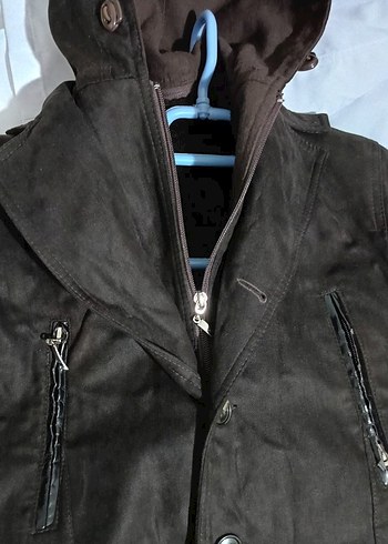 #Doctorjunior# Düğmeli beden 10 yaş Erkek Çocuk Kahverengi Kaban - Görsel 14