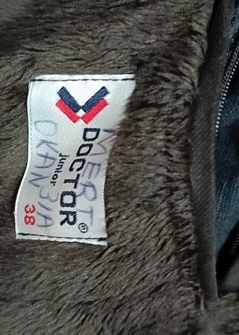 #Doctorjunior# Düğmeli beden 10 yaş Erkek Çocuk Kahverengi Kaban - Görsel 18