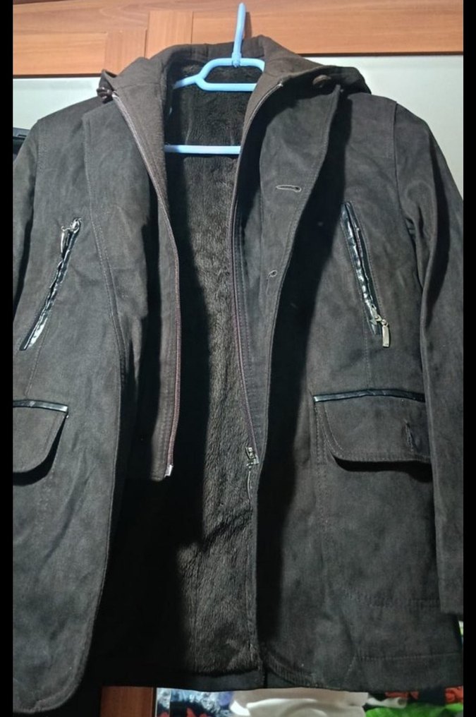 #Doctorjunior# Düğmeli beden 10 yaş Erkek Çocuk Kahverengi Kaban - Görsel 3