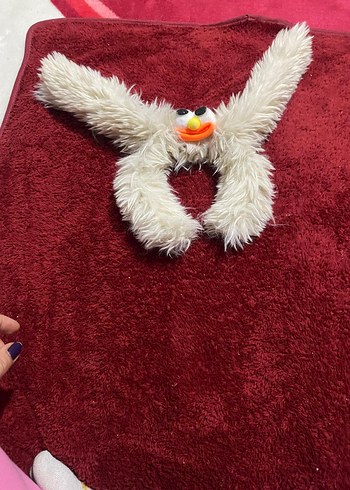 Renkli Peluş Oyuncak Taç Toka - Görsel 3