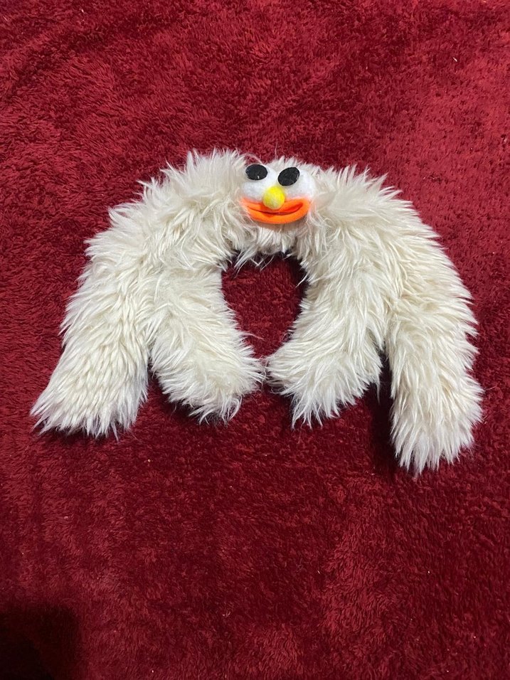 Renkli Peluş Oyuncak Taç Toka - Görsel 2