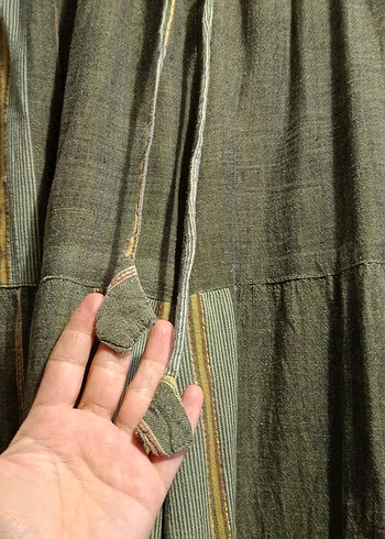 HİNT İŞİ VİNTEGA NEPAL'DEN GELDİ. Pamuk Kadın KETEN  Pantolon - Görsel 5