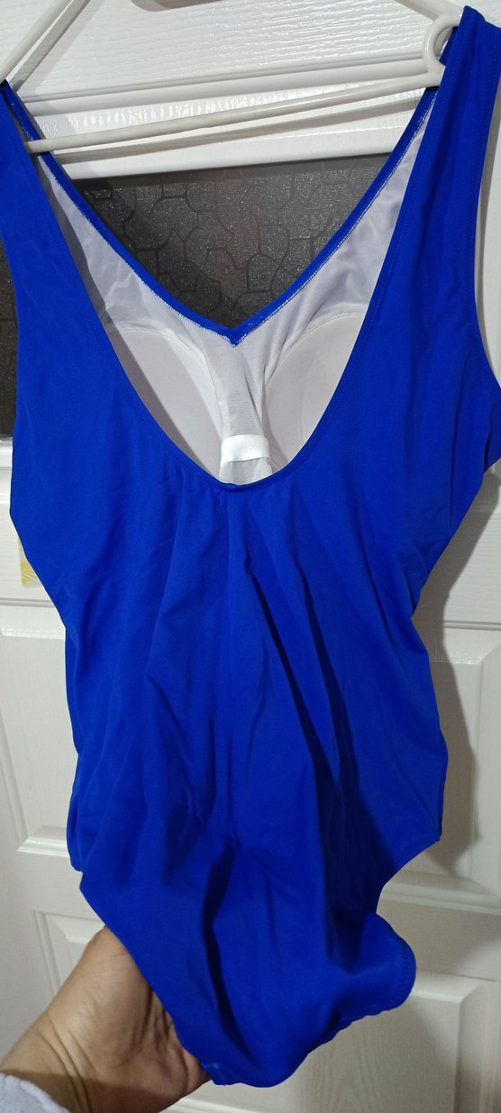 EROS YENİ ETİKETLİ Mavi Drapeli Kadın Mayo - Görsel 2