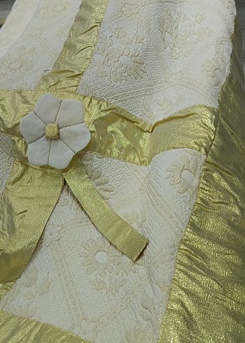 SIFIR 70 LER SONU,VİNTAGE SİMLİ SATEN PAMUKLU YATAKÖRTÜSÜ TAKIMI - Görsel 11