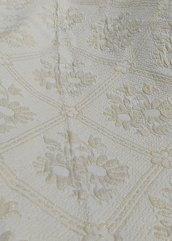 SIFIR 70 LER SONU,VİNTAGE SİMLİ SATEN PAMUKLU YATAKÖRTÜSÜ TAKIMI - Görsel 6