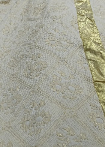 SIFIR 70 LER SONU,VİNTAGE SİMLİ SATEN PAMUKLU YATAKÖRTÜSÜ TAKIMI - Görsel 8