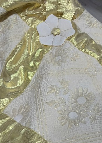 SIFIR 70 LER SONU,VİNTAGE SİMLİ SATEN PAMUKLU YATAKÖRTÜSÜ TAKIMI - Görsel 17