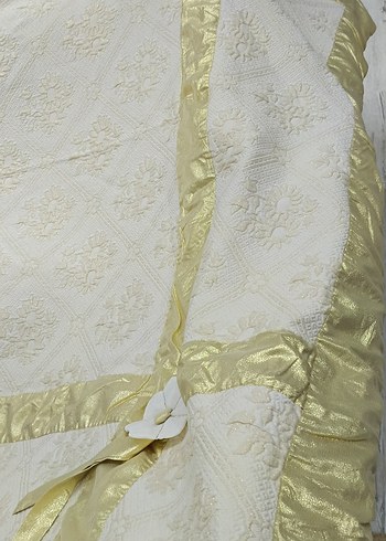 SIFIR 70 LER SONU,VİNTAGE SİMLİ SATEN PAMUKLU YATAKÖRTÜSÜ TAKIMI - Görsel 20